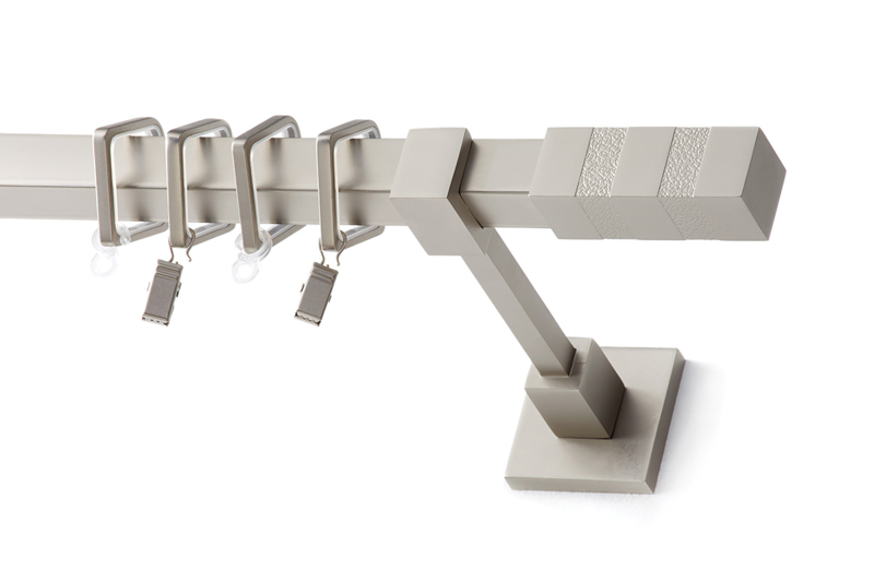 Anartisi - ΣΗΜΑΝΤΙΚΟ: Σε περίπτωση διαφοράς τιμής από το κατάστημα ισχύει παντα και μόνο η τιμή του καταστήματος Anartisi Κουρτινόξυλο Inox 20x20mm CARTER T20 Νίκελ Ματ